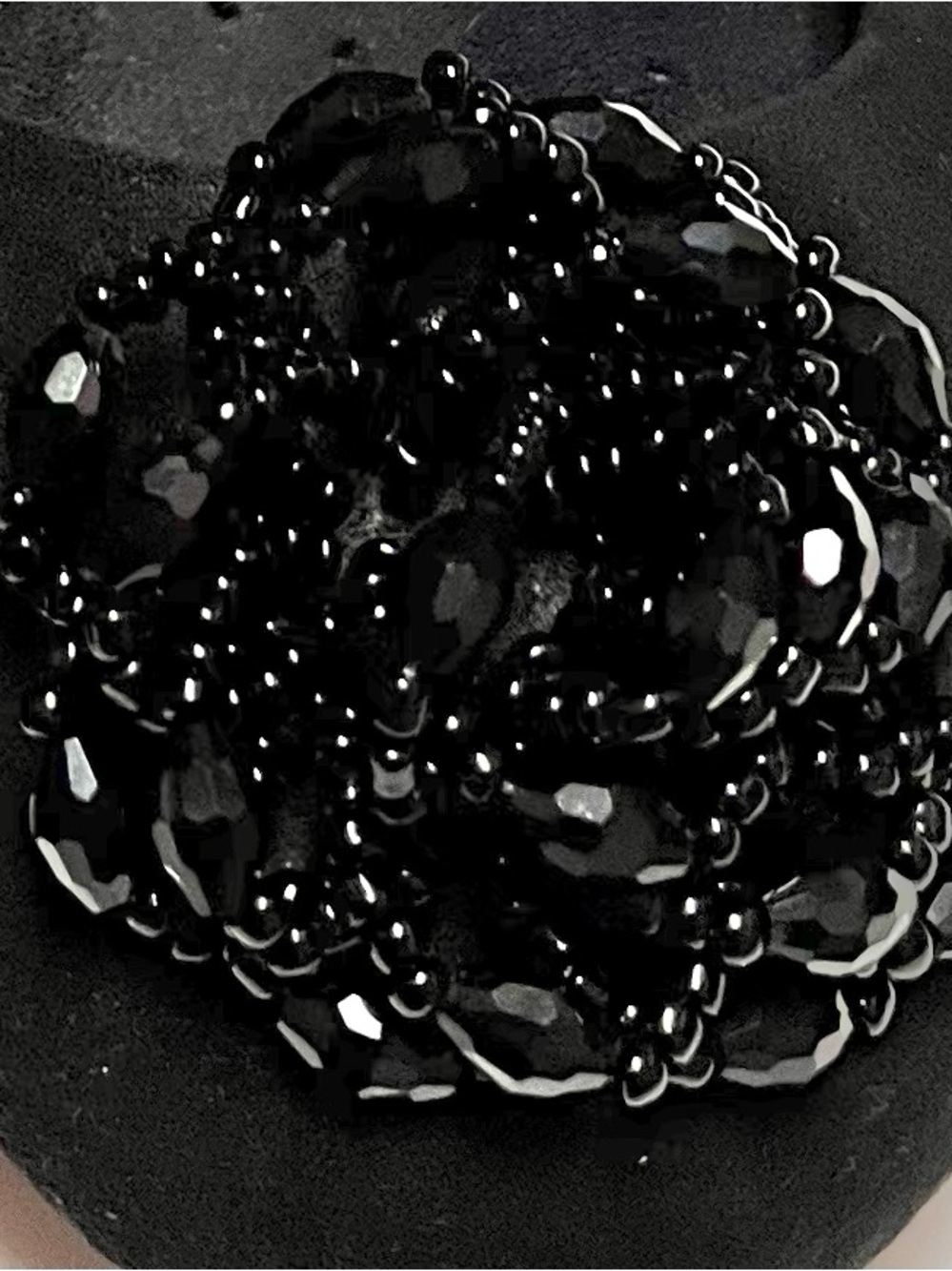 Chinese Laundry Beaded Rosette Ballet Flats Comfort Trendy Size 6.5 Black - Picture 7 of 9